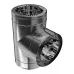 Тройник 87° на дымоход Ø 110/180 мм нерж/оц 0,8 мм