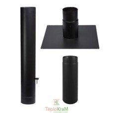 Комплект димоходу Darco Ø130 мм сталь 2 мм по конденсату (стандарт+)
