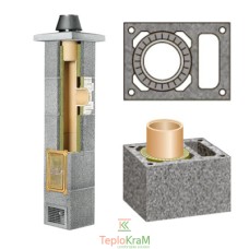 Комплект керамічного димоходу Schiedel UNI однотяговий з вентиляцією 200 мм 7 м