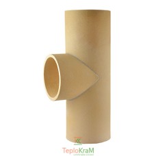 Керамічний трійник 90° димохідний PD-Refractories KS 16, Ø 160 мм, довжина 660 мм