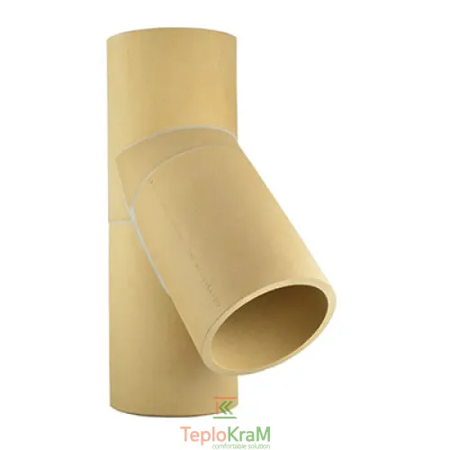 Керамический тройник 45° дымоходный PD-Refractories KS 20/45, Ø 200 мм, длина 660 мм