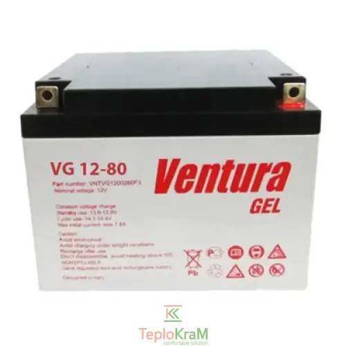 Аккумулятор гелевый Ventura VG 12-80 GEL 12 В, 80 А/ч