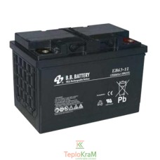Акумулятор AGM B.B. Battery EB 63-12 12 В, 63 А/год