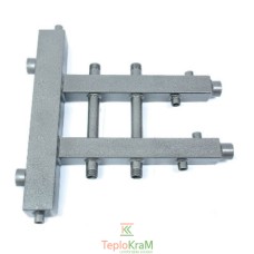 Двостороння колекторна балка з гідрострілкою з 2 виходами вгору/вниз Hidromix МЕ 1В1Н 1 1/4" БК2" (до 180 кВт)