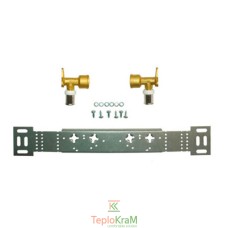 Комплект кутників HERZ з шиною монтажною 16х2 мм-Rp 1/2" 153/120/100 просте виконання