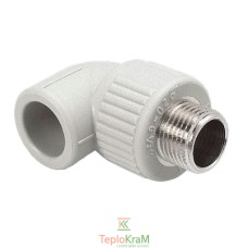 Кутник 90° Wavin Ekoplastik 20 мм х зовнішня різьба 1/2"