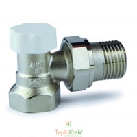 Кран радиаторный отсекающий Luxor DS 1122 угловой 1/2"