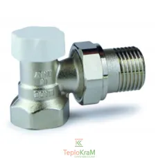 Кран радіаторний відсікаючий Luxor DS 1122 кутовий 1/2"