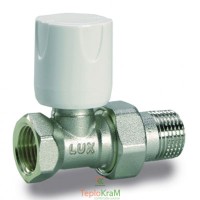 Кран радіаторний з ручним регулюванням Luxor RD 101 прохідний 1/2"
