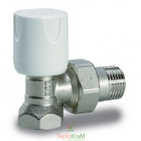Кран радіаторний з ручним регулюванням Luxor RS 102 кутовий 1/2"