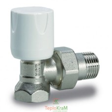 Кран радіаторний з ручним регулюванням Luxor RS 102 кутовий 1/2"