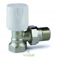 Кран радиаторный с ручной регулировкой Luxor RS 1102 угловой 1/2"