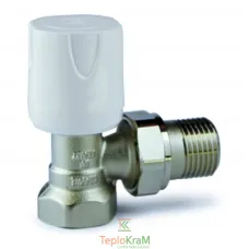 Кран радіаторний з ручним регулюванням Luxor RS 1102 кутовий 1/2"