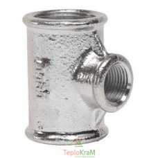 Тройник редукционный оцинкованный Gebo 130-33V внутренняя резьба 1 1/2"х 1 1/4" х 1 1/2"