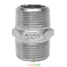 Ниппель оцинкованный Gebo 280-8V внешняя резьба 1 1/2"