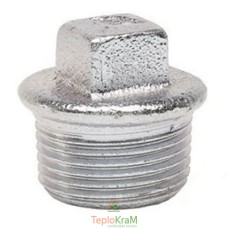 Заглушка внешняя оцинкованная Gebo 290-6V внешняя резьба 1"