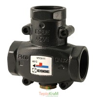 Термокран ESBE VTC511, внутрішня різьба Rp 1", температура відкриття 60 °C