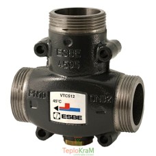 Термокран ESBE VTC512, зовнішня різьба Rp 1 1/2", температура відкриття 50 °C