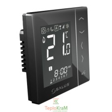 Цифровой термостат Salus VS35B з екраном LCD, чорний