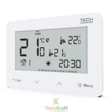 Проводной программатор-термостат TECH ST-293z v3 с функцией Optimum Start (возможность подключения теплого пола)