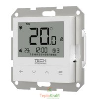 Проводной програматор-термостат TECH ST-F-4z v1 с функцией Optimum Start (под рамку)
