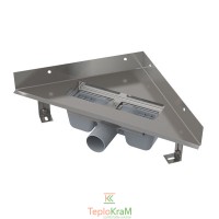 Водовідвідний жолоб Alcaplast ARZ1, кутовий, без порогів для перфорованої решітки