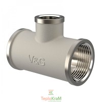 Трійник редукційний V&G VALOGIN, В 1 1/4"хВ 3/4"хВ 1 1/4" (VG-202205)