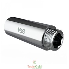 Подовжувач хромований V&G VALOGIN, ВхЗ 1/2", 20 мм (VG-210103)