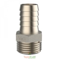 Штуцер для приєднання шланга V&G VALOGIN, З 1/2"хЗ 10 мм (VG-213101)