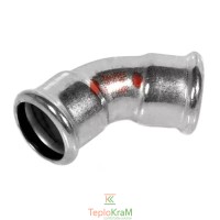 Коліно сталеве 45° Ø 15 мм в/в, оцинковане RM steelPRES 381/450 (381015450)