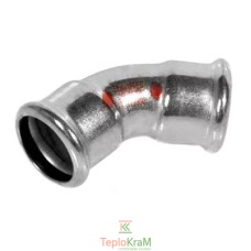 Коліно сталеве 45° Ø 28 мм в/в, оцинковане RM steelPRES 381/450 (381028450)