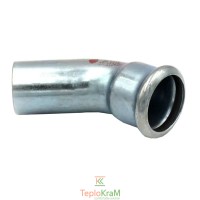 Коліно сталеве 45° Ø 18 мм в/з, оцинковане RM steelPRES 381/451 (381018451)