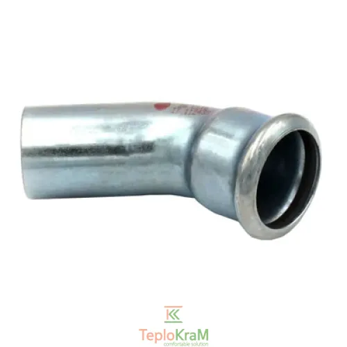 Колено стальное 45° Ø 54 мм в/н, оцинкованное RM steelPRES 381/451 (381054451)