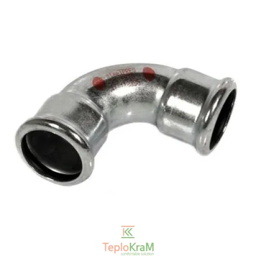 Колено стальное 90° Ø 18 мм в/в, оцинкованное RM steelPRES 381/900 (381018900)