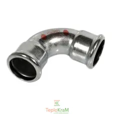 Коліно сталеве 90° Ø 42 мм в/в, оцинковане RM steelPRES 381/900 (381042900)
