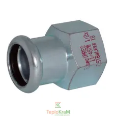 Перехідник сталевий Ø 42 мм х внутрішня різьба 1 1/2", оцинкований RM steelPRES 390 (390112042)