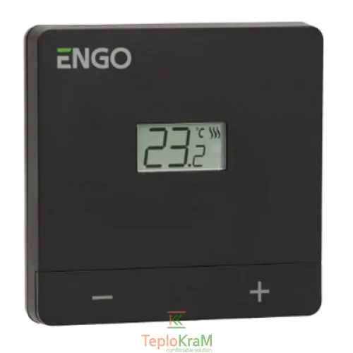 Дротовий добовий термостат ENGO EASYBATB, 2хААА (чорний)