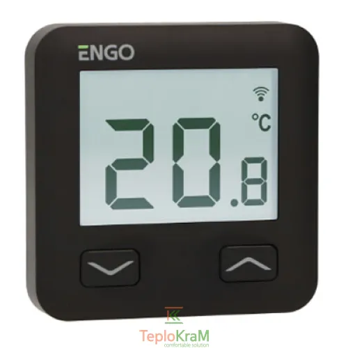 Інтернет-термостат з WI-FI ENGO E10B230WiFi, 230 В (чорний)