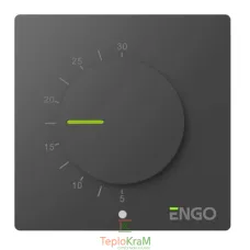 Дротовий механічний термостат ENGO ESIMPLE230B, 230 В (чорний)