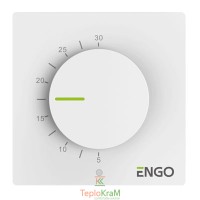 Дротовий механічний термостат ENGO ESIMPLE230W, 230 В (білий)