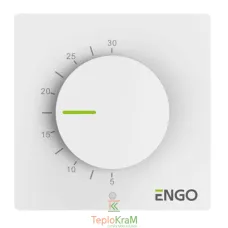 Дротовий механічний термостат ENGO ESIMPLE230W, 230 В (білий)