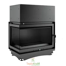 Каминная топка Kratki Oliwia PW/BL/17/BS/W 17 кВт, левая с водяным контуром
