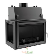 Камінна топка Kratki Oliwia PW/BL/22/W 22 кВт, ліва з водяним контуром