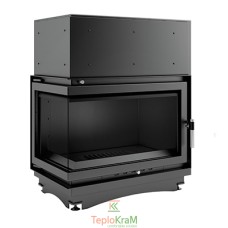 Камінна топка Kratki Oliwia PW/BL/22/BS/W 22 кВт, ліва з водяним контуром