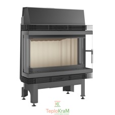 Камінна топка Kratki Blanka 670/570/LP/BS 11 кВт, тристороння