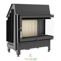 Каминная топка Kratki Zibi/P/BS 11 кВт, правая
