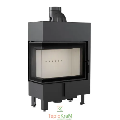 Каминная топка Kratki LUCY 12/SLIM/L/BS 8 кВт, левая