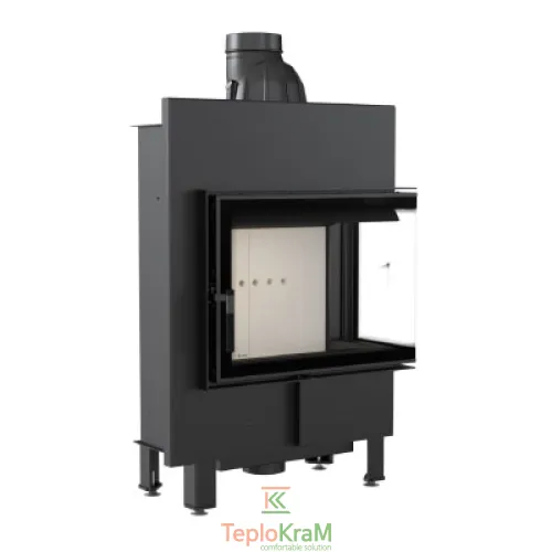 Каминная топка Kratki LUCY 12/SLIM/P/BS 8 кВт, правая