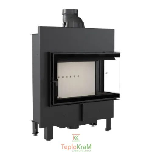 Каминная топка Kratki LUCY 14/SLIM/P/BS 10 кВт, правая