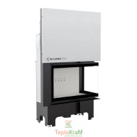 Каминная топка Kratki VNP/810/410 14 кВт, правая с гильйотиной